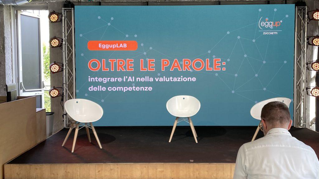 EggupLAB 2025 presentazione dell'evento. Integrare l'AI nella valutazione delle competenze.